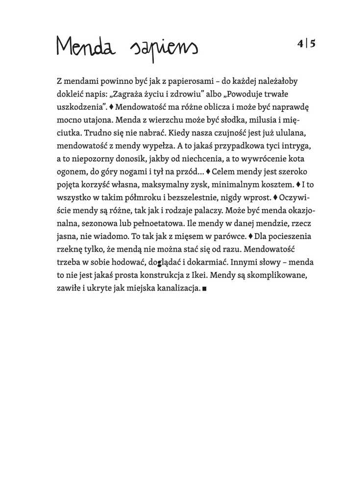 Strona z książki Poprawczak nastroju